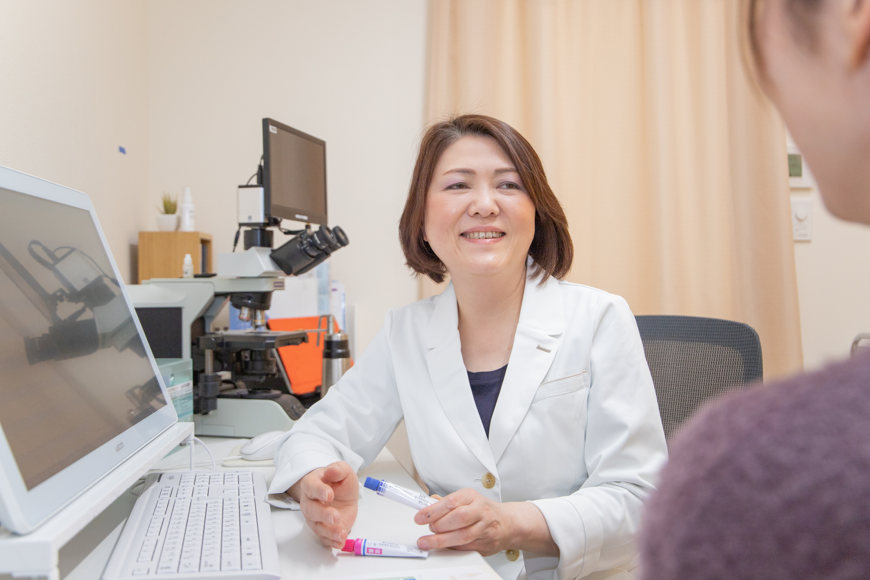 ぬり薬による治療を大切に 